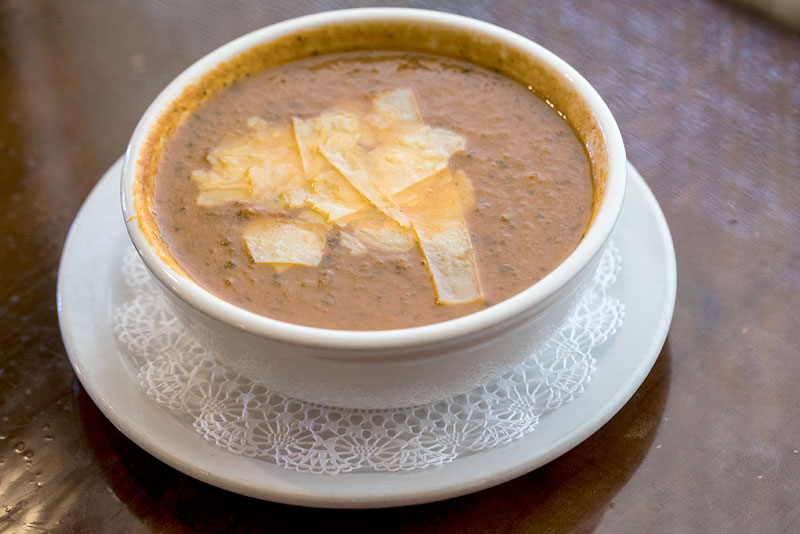 ROASTED TOMATO, SPINACH & ASIAGO SOUP